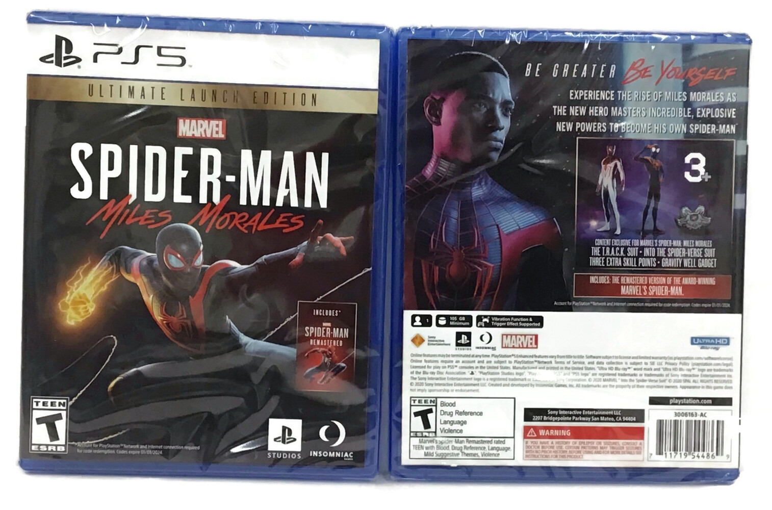 Spider Man Miles Morales Ultimate Launch Edition Playstation New Usa Pawn