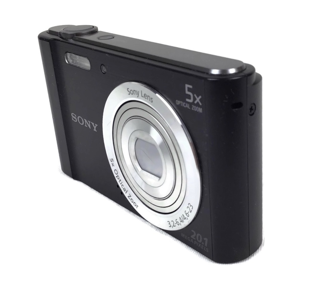 Sony Cyber-shot DSC-W800 20.1MP Digital Camera 5x Optical Zoom Black ...