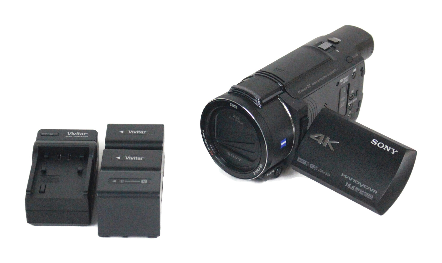 Sony AX53 4K Handycam Camcorder - Black with Charger | USA Pawn