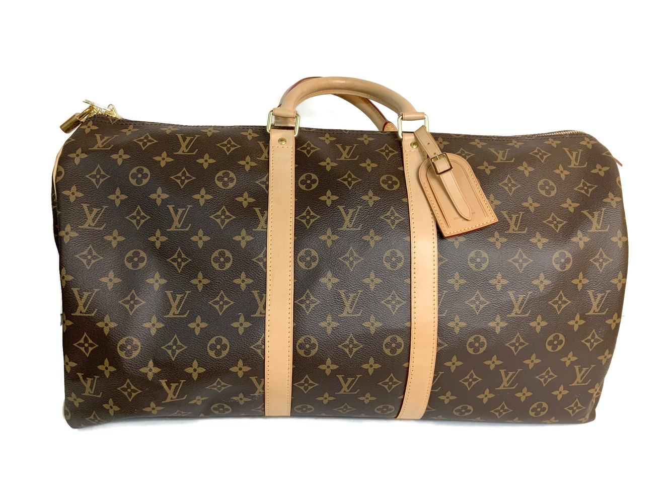 Louis Vuitton Keepall 55 Monogram Sans Shoulder Strap Pre-Owned