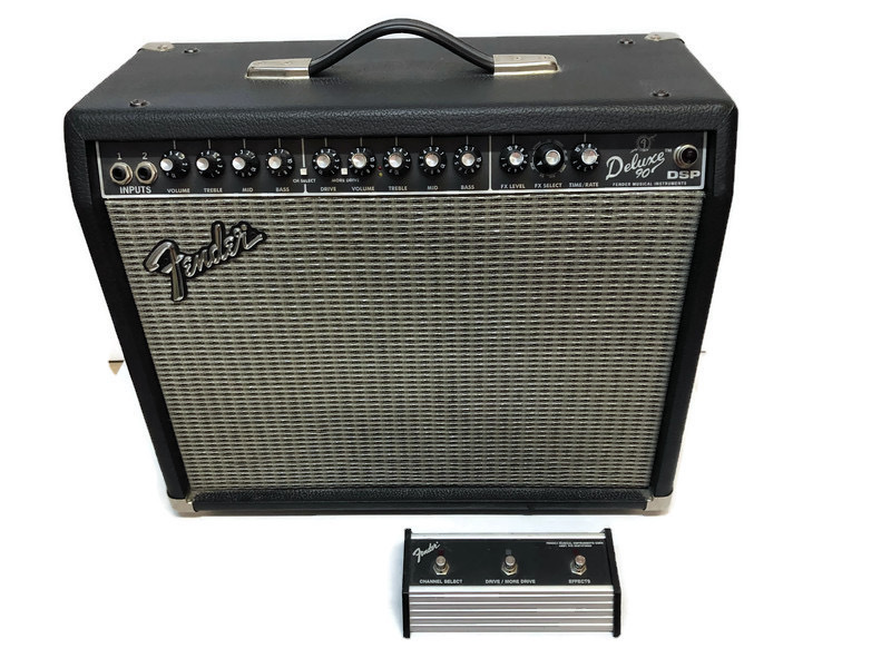 FENDER DELUXE 90 DSP PR402 GUITAR AMP with FOOT PEDAL USA Pawn