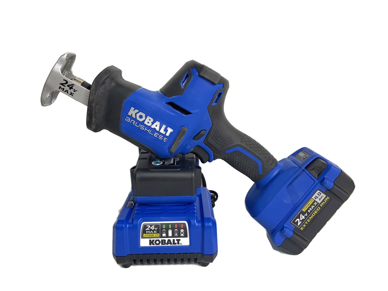 Kobalt Compact One Handed 24 Volt Max Variable Speed Brushless Cordless
