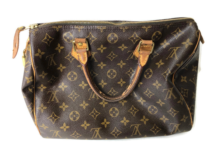 Pre-owned Louis Vuitton 2010 Speedy 25 Tote Bag In Brown