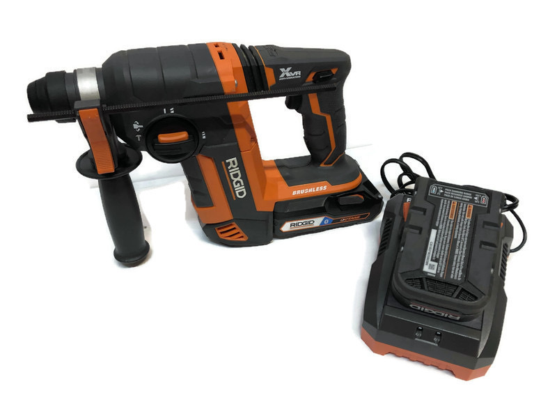 RIDGID r86711 Rotary Hammer 18Volt Cordless Brushless 1 in. SDSPlus