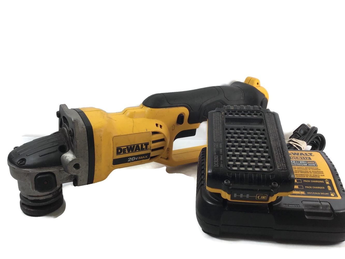 Dewalt Model DCG412 20-V MAX Lithium-Ion Cordless 4-1/2 Inch to 5 Inch ...