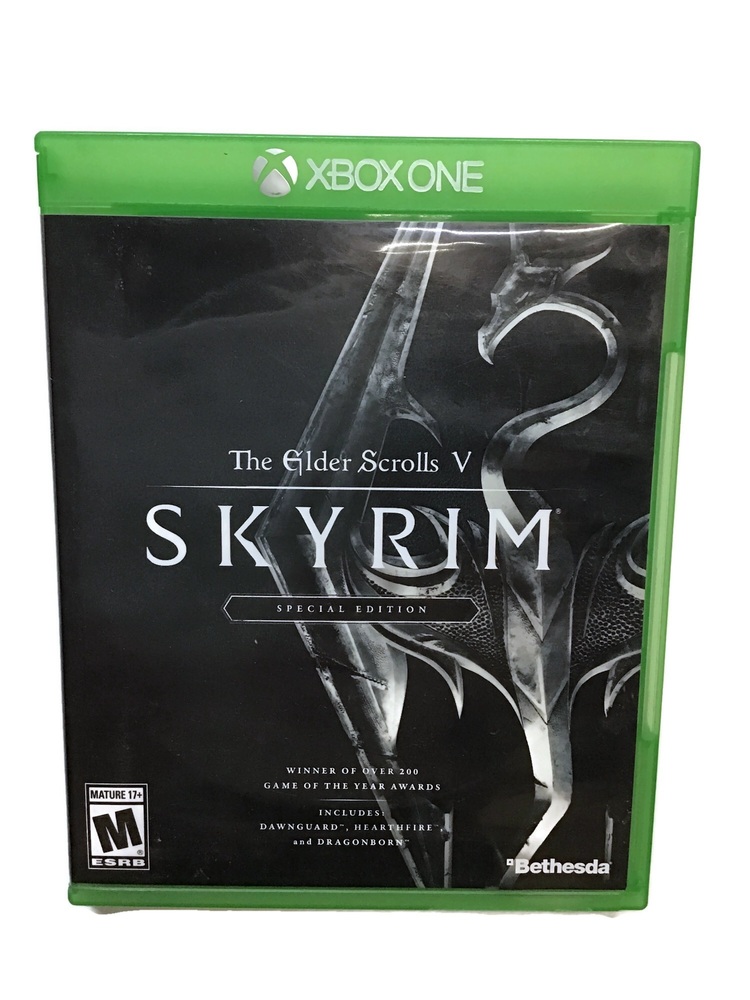 xbox one skyrim special edition swords on back