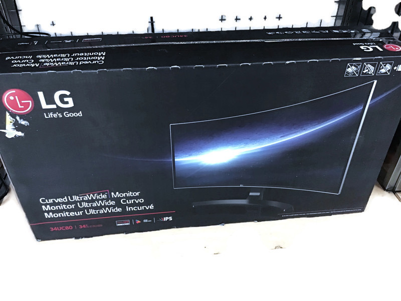 LG CURVED MONITOR Model 34UC80B New USA Pawn