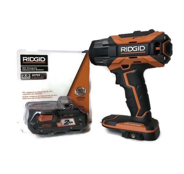 Ridgid R86011 18Volt OCTANE Cordless Brushless 1/2 in. Impact Wrench