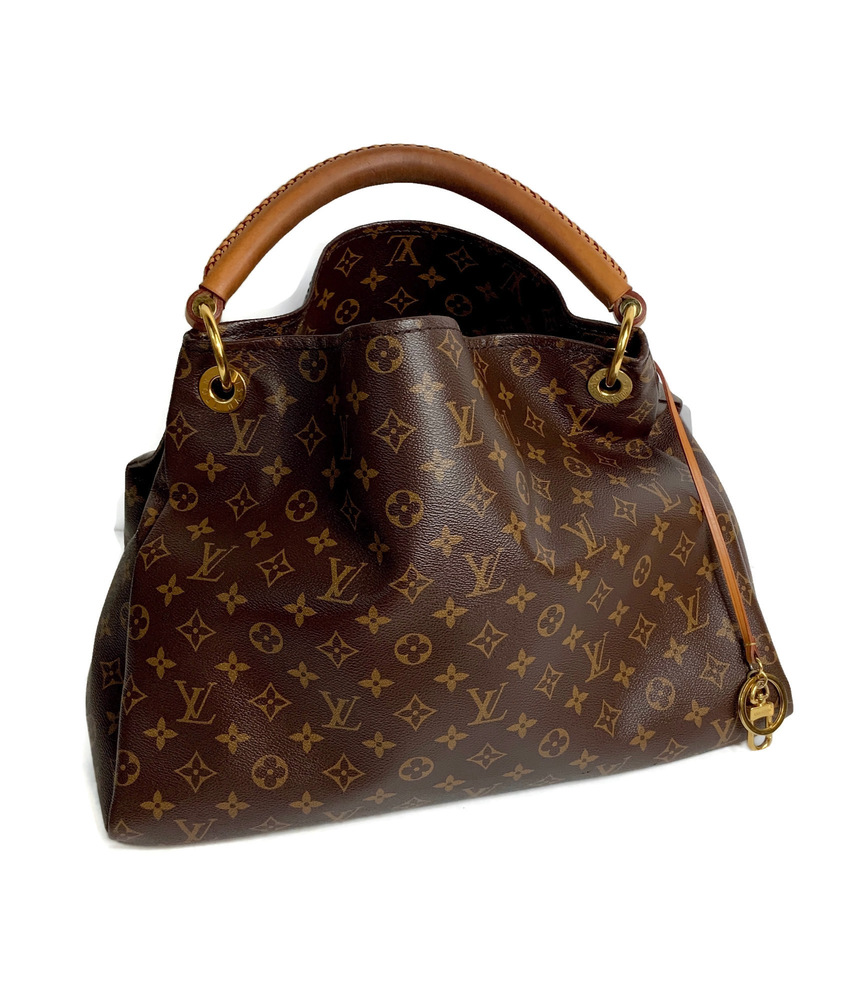 Louis Vuitton Artsy MM Brown Monogram Canvas Hobo Luxury Handbag | USA Pawn