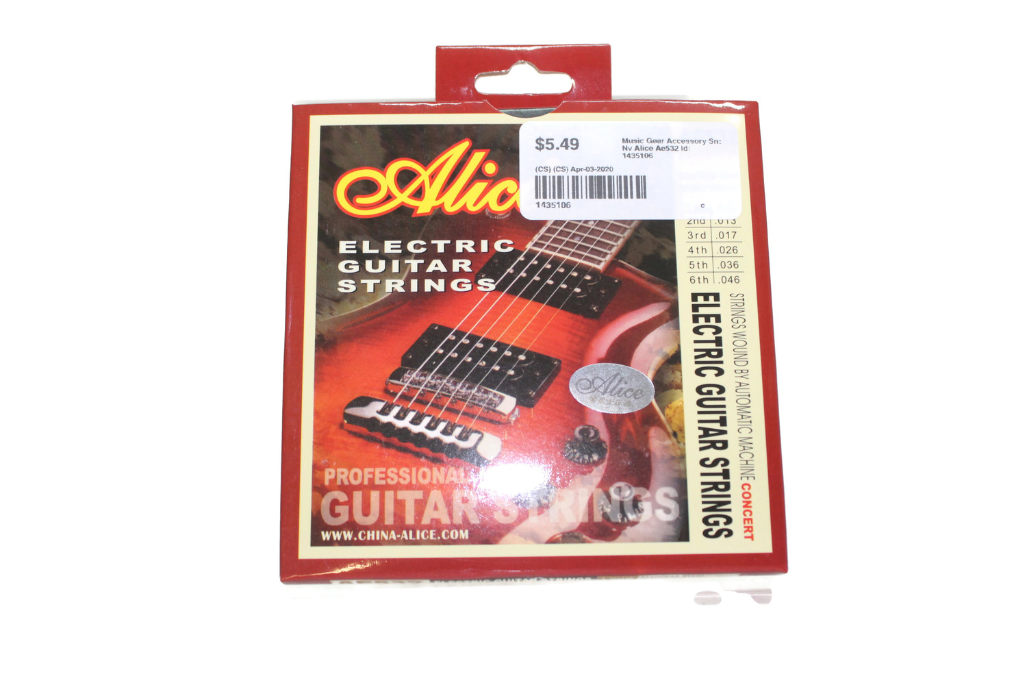 Alice AE532 Electric Guitar Strings NEW USA Pawn