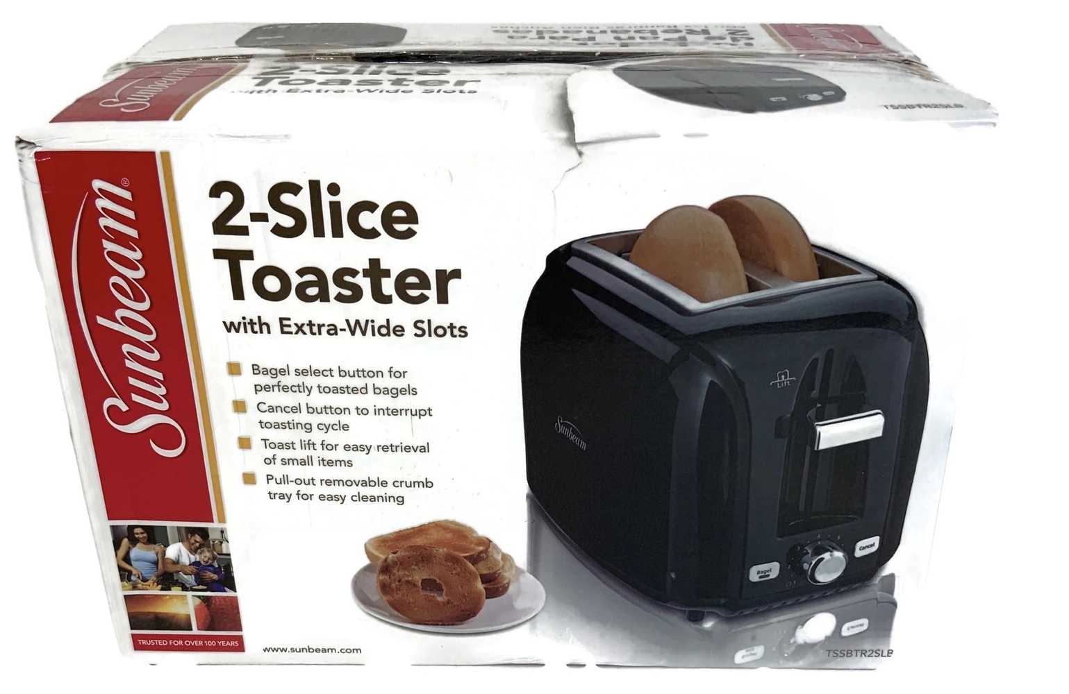 Sunbeam 2 Slice Toaster 7 Toasting Shades Like New USA Pawn