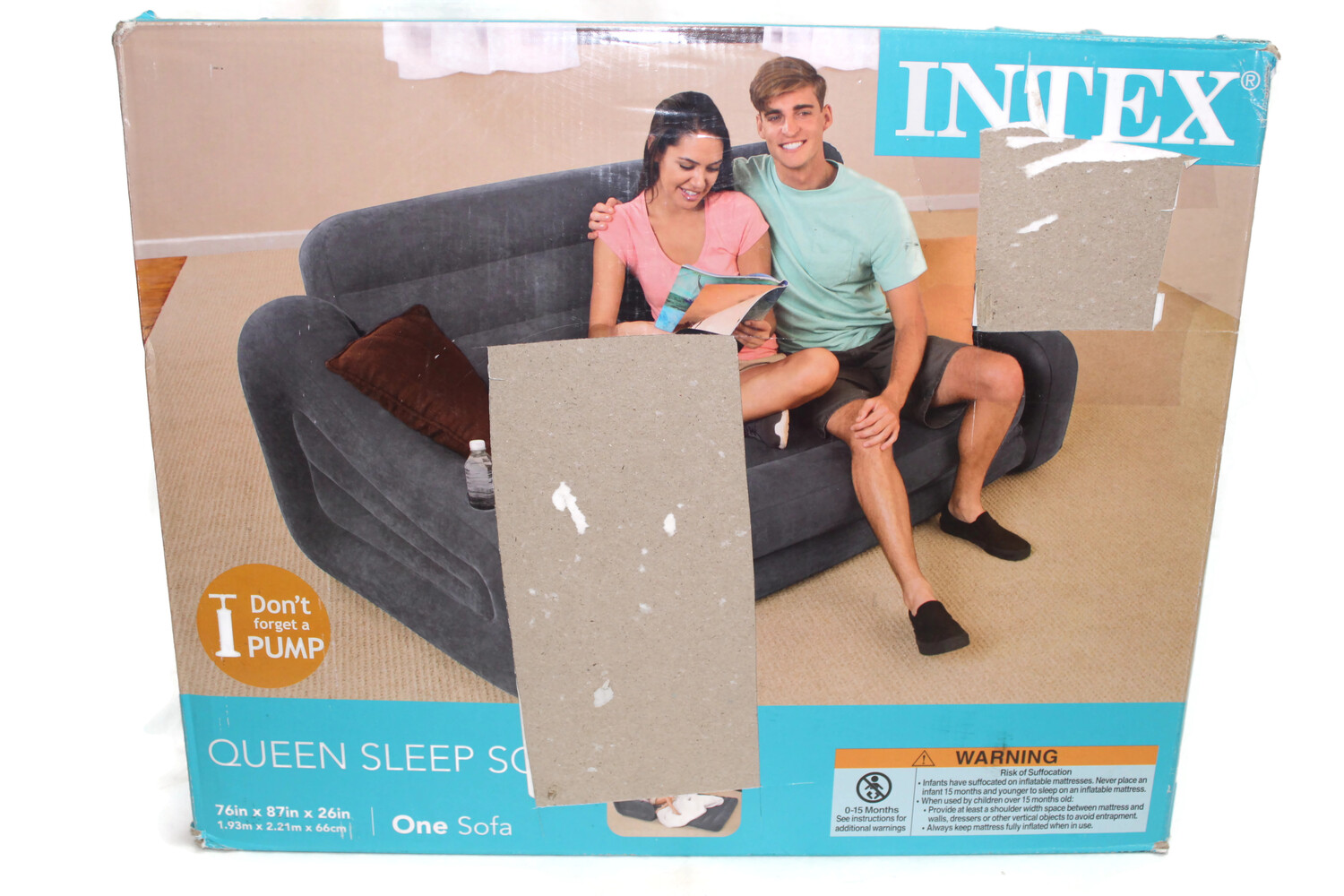 INTEX Queen Bed Sofa Air Mattress NEW OPEN BOX USA Pawn