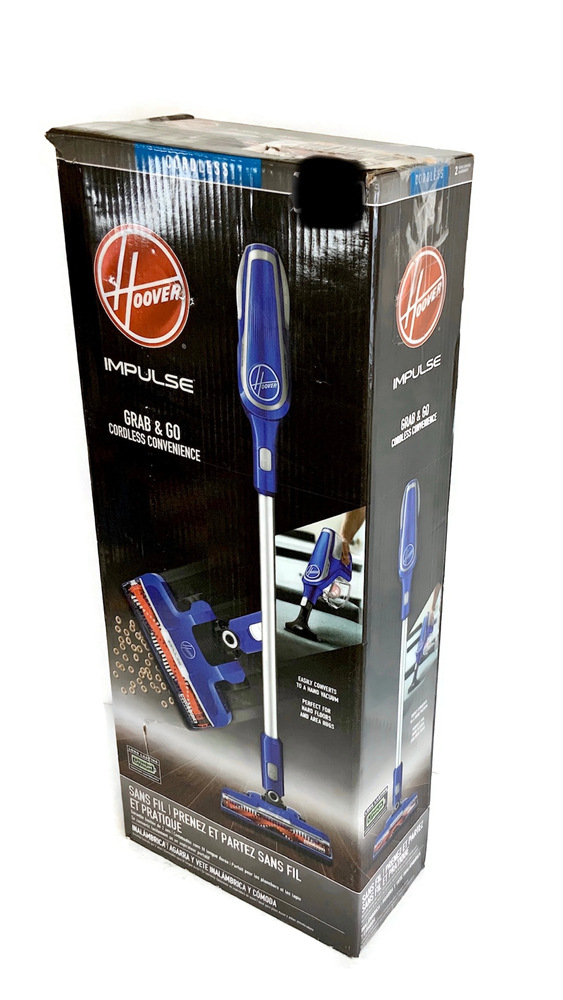 Hoover IMPULSE Cordless Stick Vacuum Blue USA Pawn