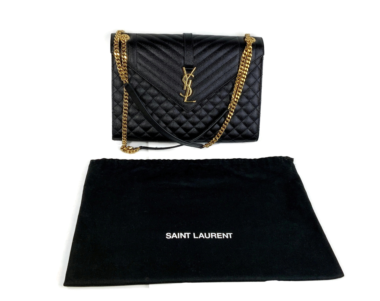 saint laurent matelasse tote