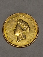  1854 Liberty Dollar 90% Gold 