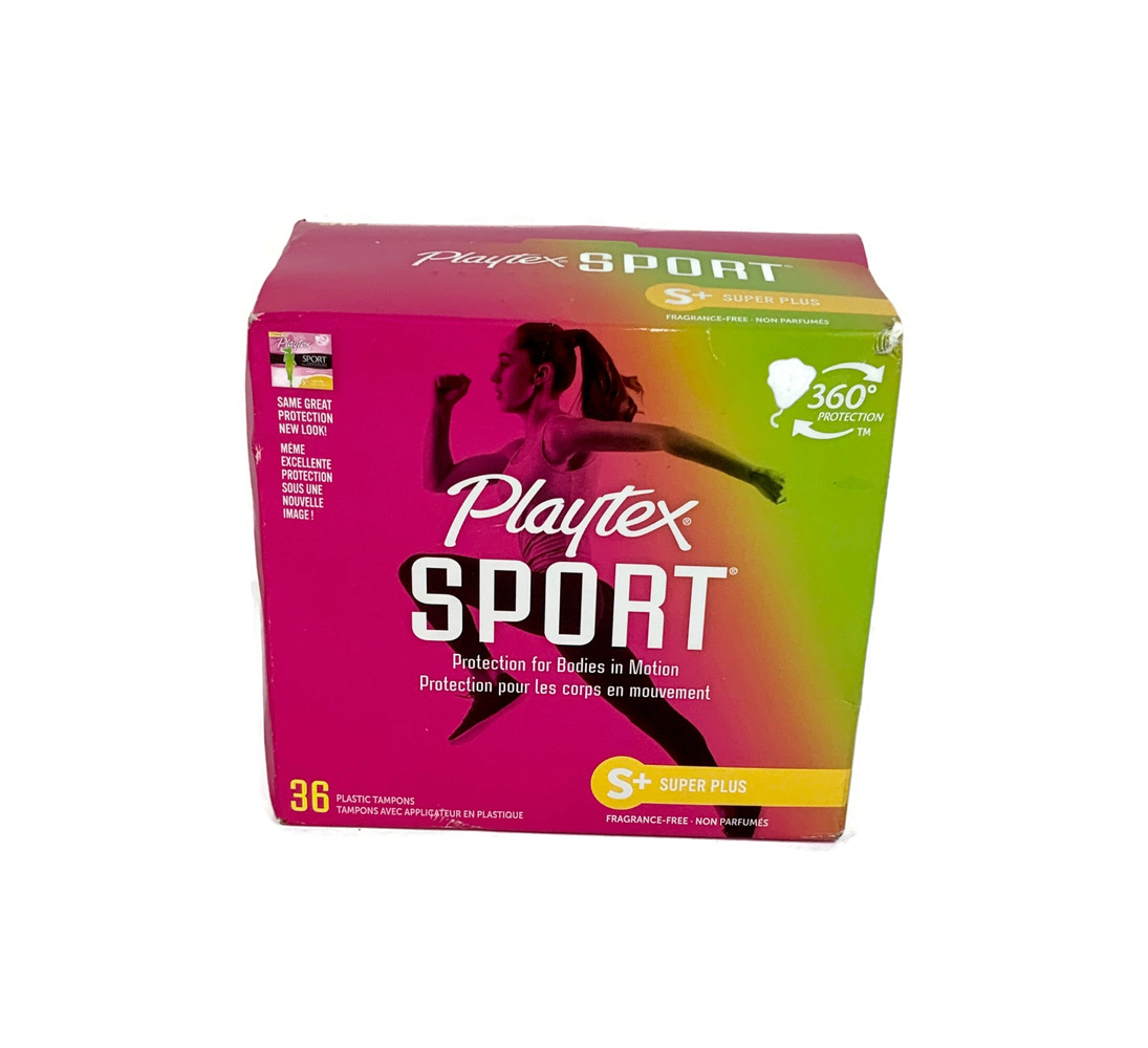 Playtex Sport Super PLUS 36 ct. Super Plus Tampons New USA Pawn