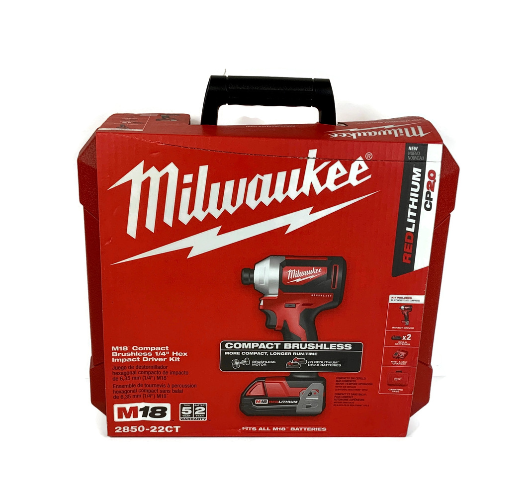 Milwaukee 1/4" Impact Driver Kit (285022CT) New USA Pawn