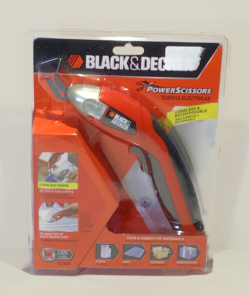 Black & Decker SZ360 3.6Volt NiCad Cordless Power Scissors New USA