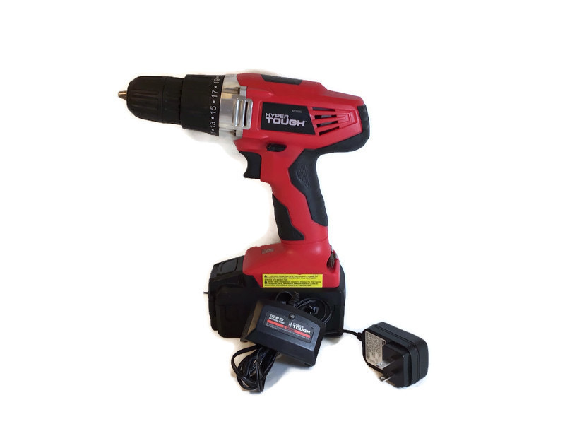 Hyper Tough Drill Model aq75023g with Battery and Charger USA