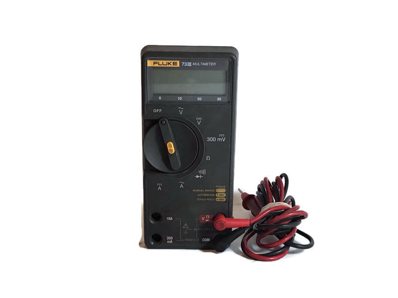 Fluke 73 II Digital Multimeter Tool with Test Leads USA Pawn