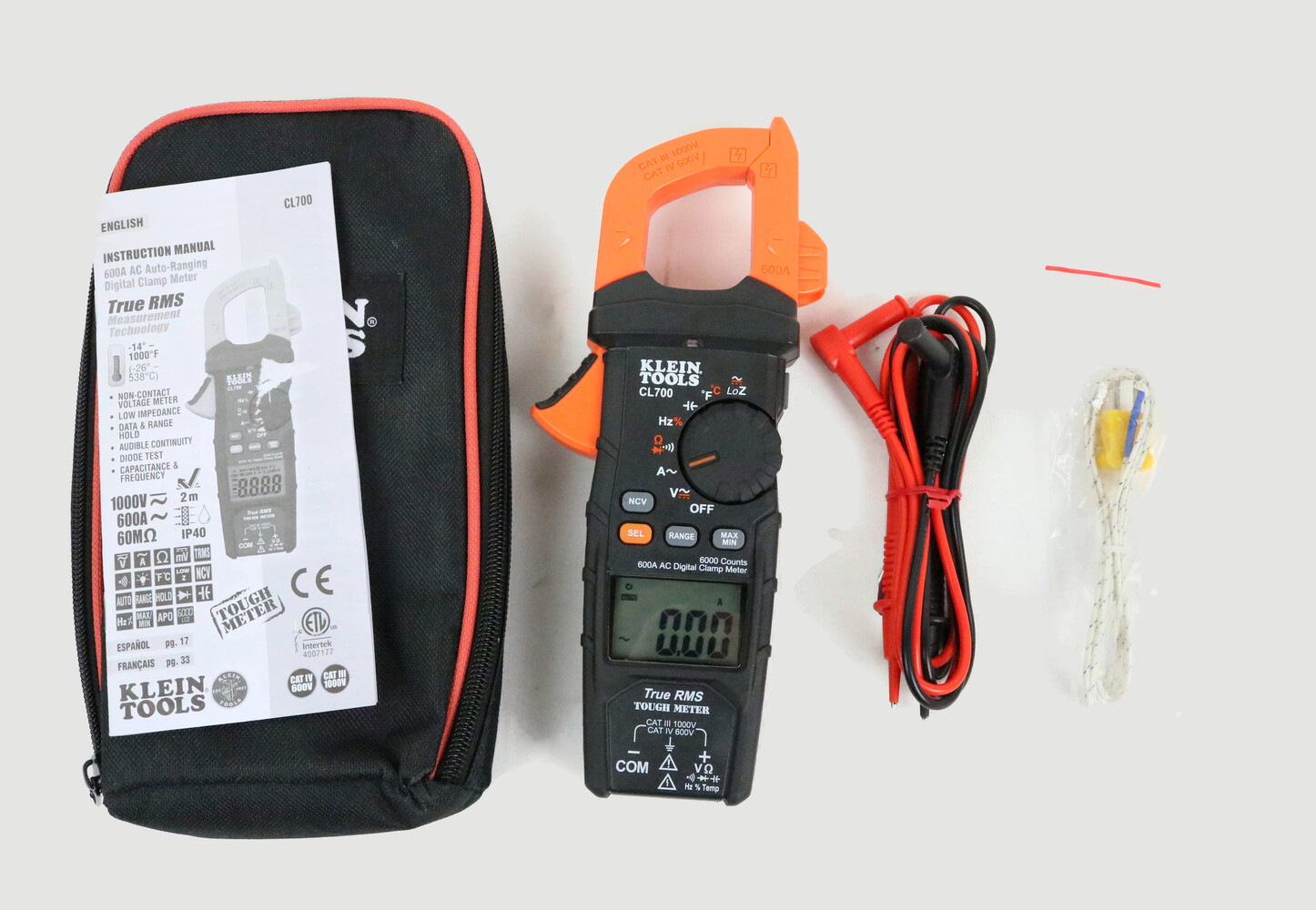 Klein CL700 Digital Clamp Meter with Temp | USA Pawn