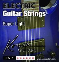 NEW!! Kona E507 Super Light Electric Guitar Strings