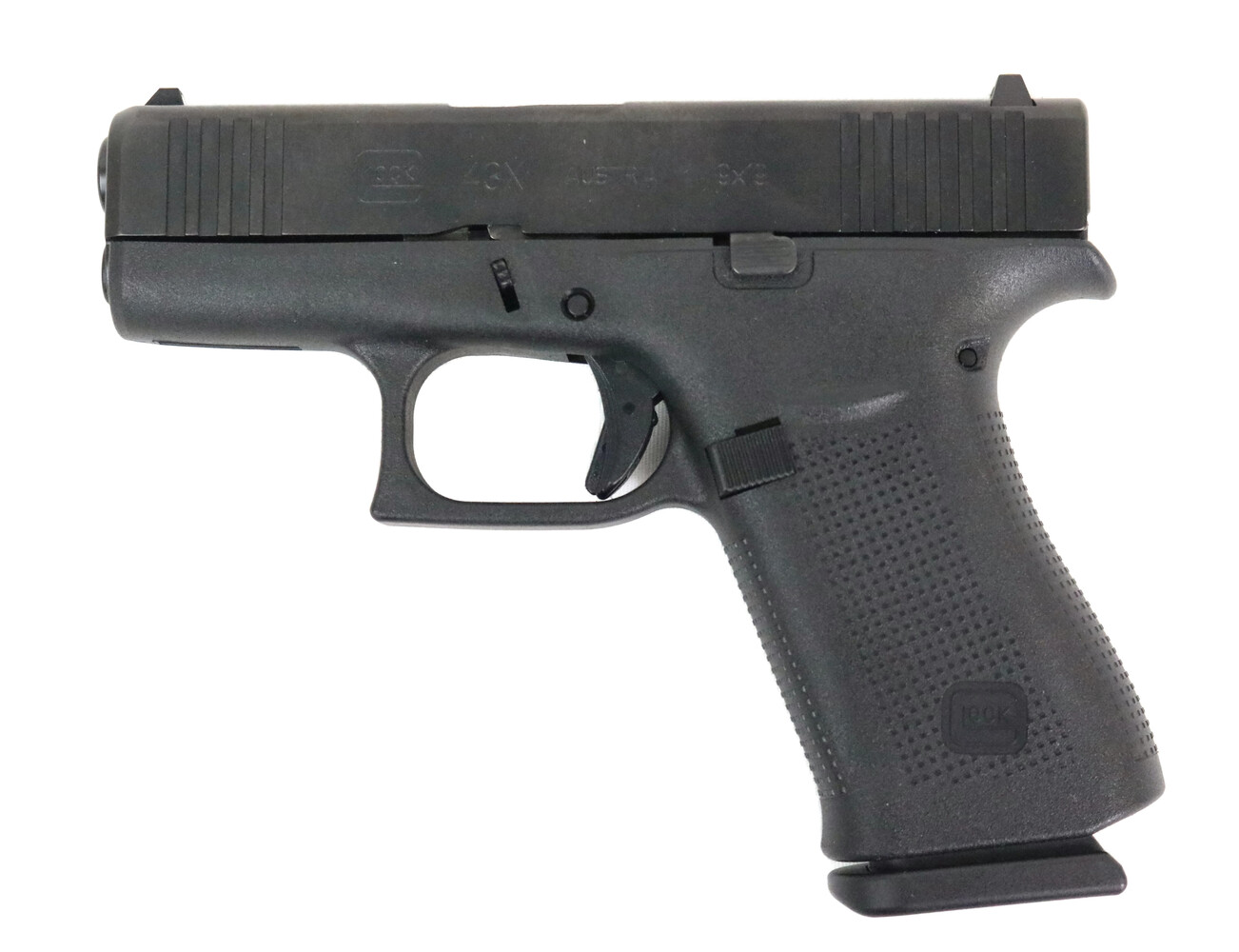 Glock Model G43X 9mm FXD Black Semi - Automatic Pistol With (2) - 10rd ...