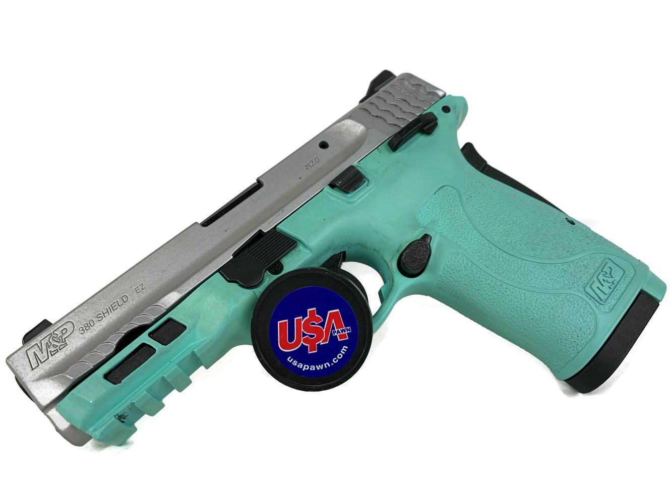 smith and wesson ez 9mm turquoise