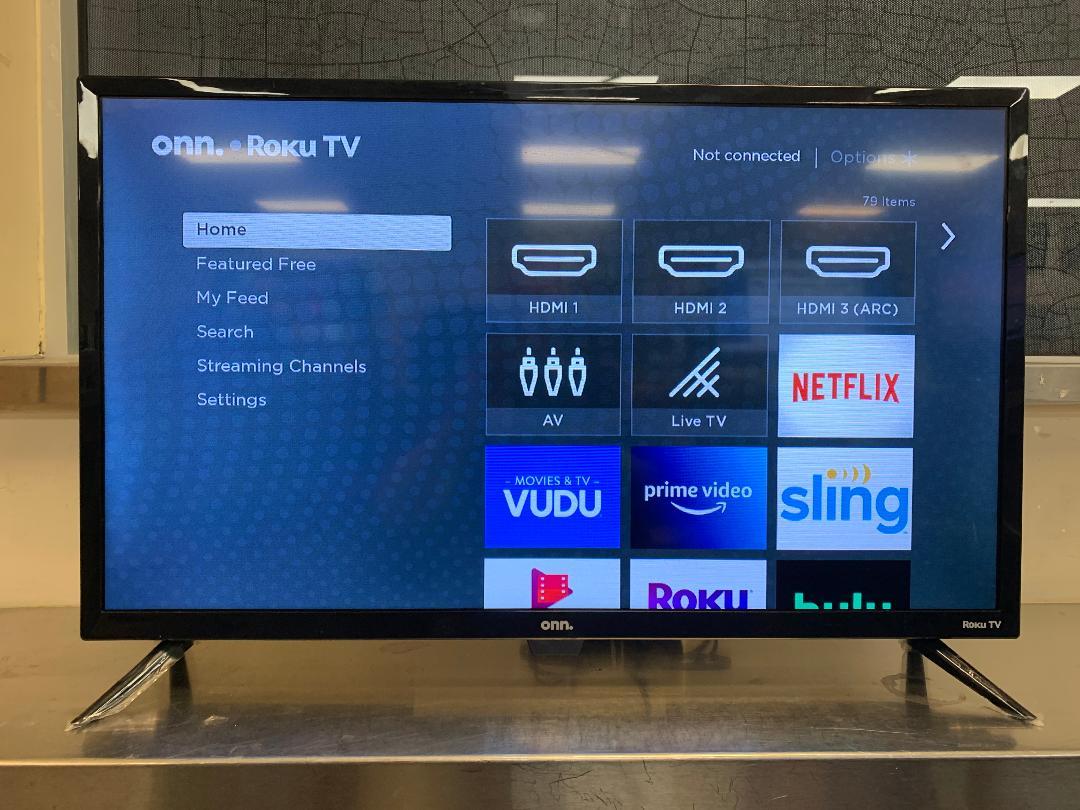 32" Onn 100012589 Roku Smart LED TV USA Pawn