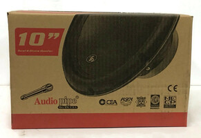 Audiopipe Series 10 inch Subwoofer - Dual 4 ohm voice coils