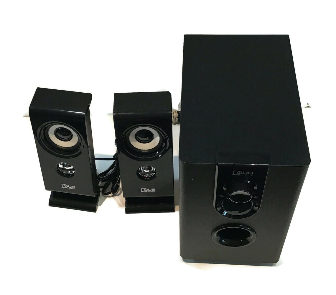Qub Works Bluetooth Compatible Computer Speaker USA Pawn