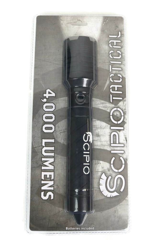 Scipio Tactical 4000 Flashlight New USA Pawn