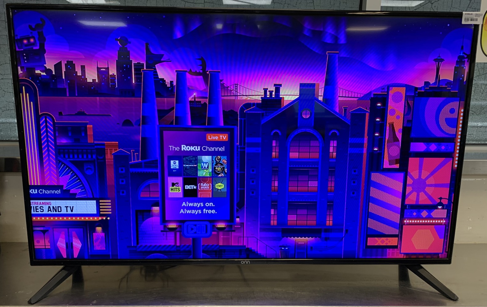 43" Onn ONC18TV001 LED TV Non Smart USA Pawn