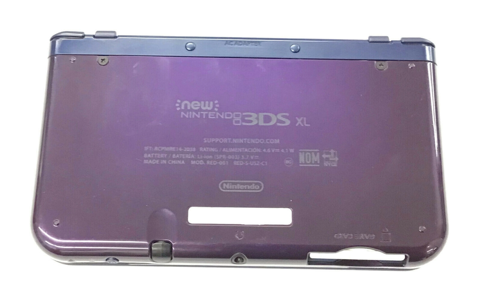 Nintendo 3DS Handheld Galaxy Purple Gaming Console - Console Only | USA ...