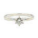 "Green Dot" Stunning 0.25 cttw Round Solitaire Diamond Ring in 14KT White Gold 