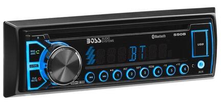 NEW!! Boss 550B Bluetooth In-Dash Single Din MP3-Compatible CD AM/FM Receiver