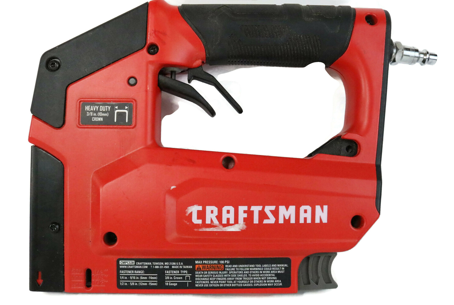 Craftsman CMPCS38 Crown Staple Gun | USA Pawn