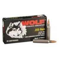 NEW!! Wolf 22355WFMJ 223 55GR FMJ Steel Case 20/Box