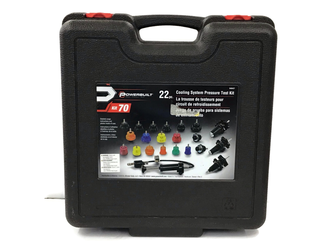 Power Built 22 Piece Cooling System Pressure Testing Kit USA Pawn
