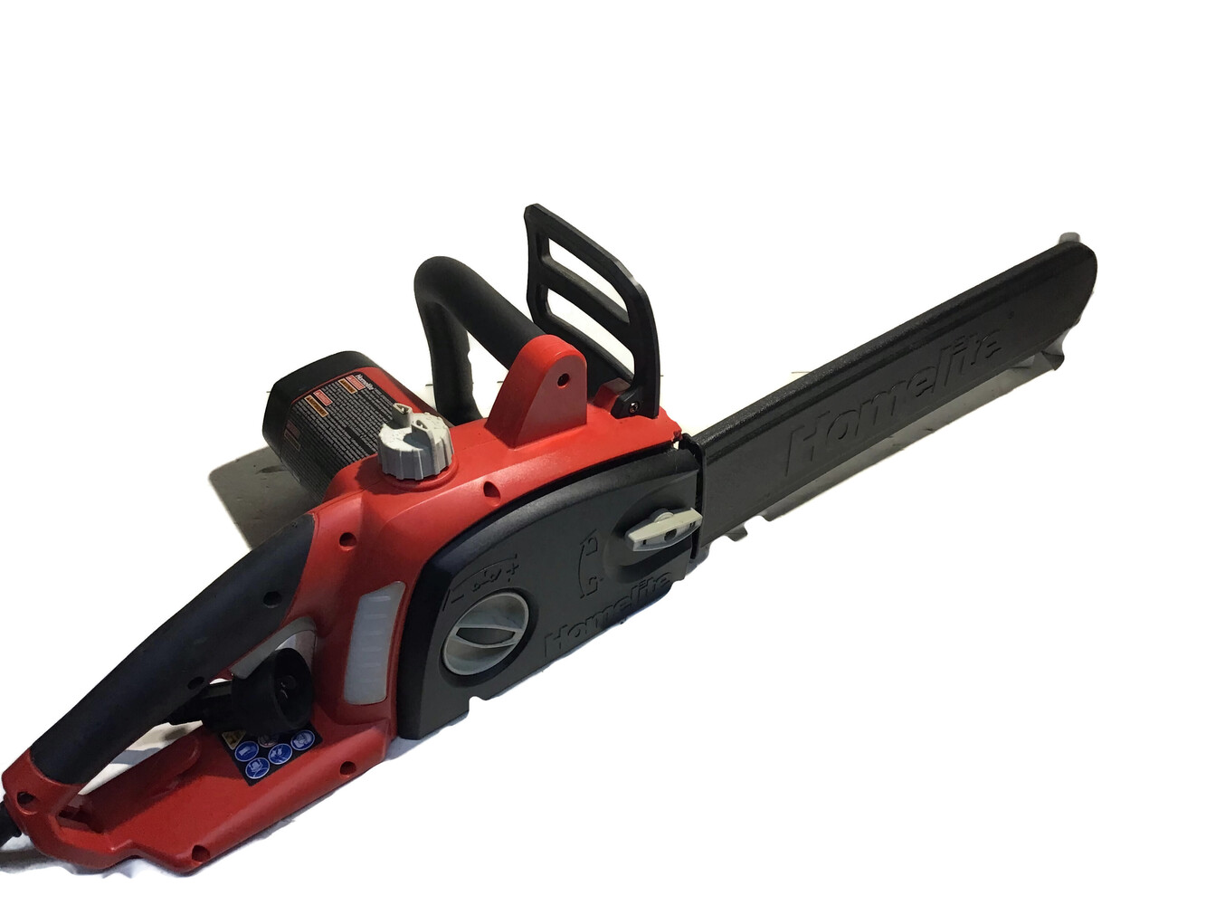 Homelite UT43123 16 in. 12 Amp Electric Chainsaw Tool-Less Chain ...