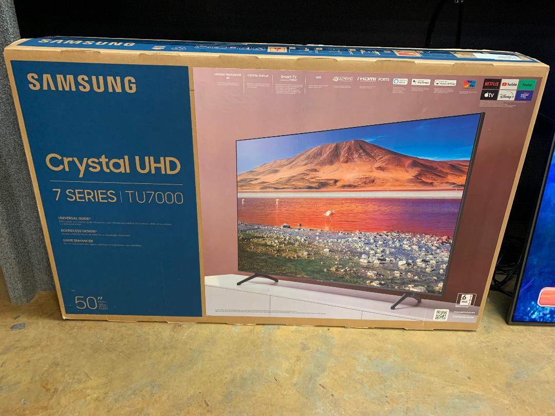NEW!! 50" Samsung UN50TU7000FXZA 4K Smart LED TV USA Pawn