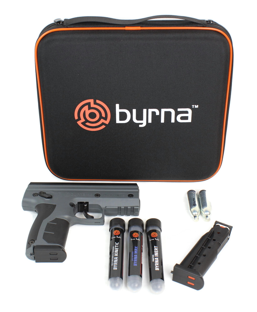 NEW!! Byrna Technologies BK68300TUNGSTEN Home Defense Personal Pepper ...