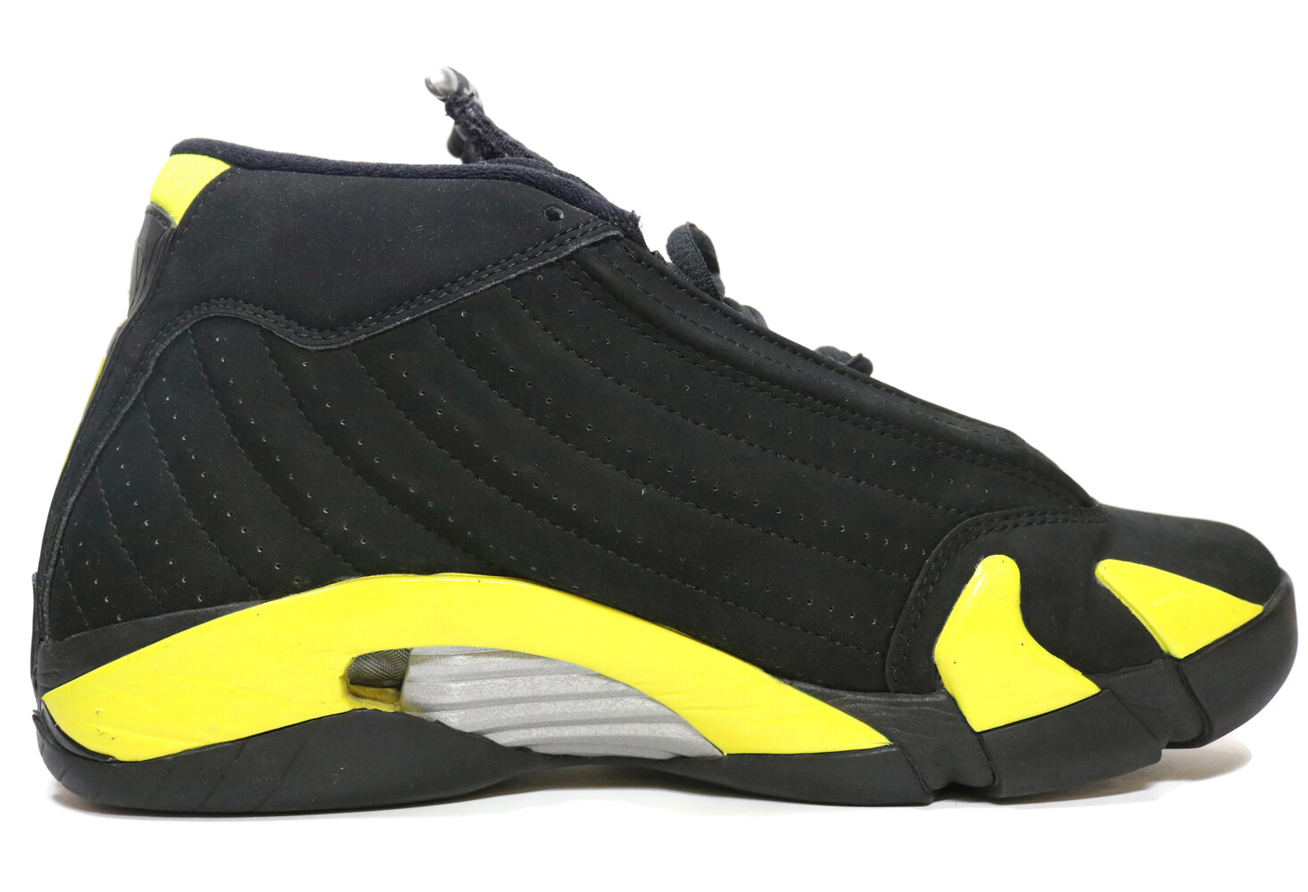 Air Jordan 2014 Jordan 14 Retro Thunder Size 8.5 Black/Vibrant Yellow ...