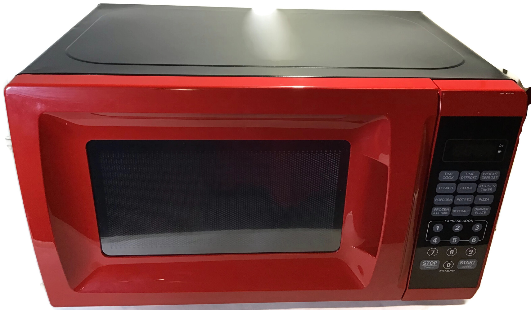 Walmart Mainstays 0.7 Cu. Ft. 700W Red Microwave Oven USA Pawn