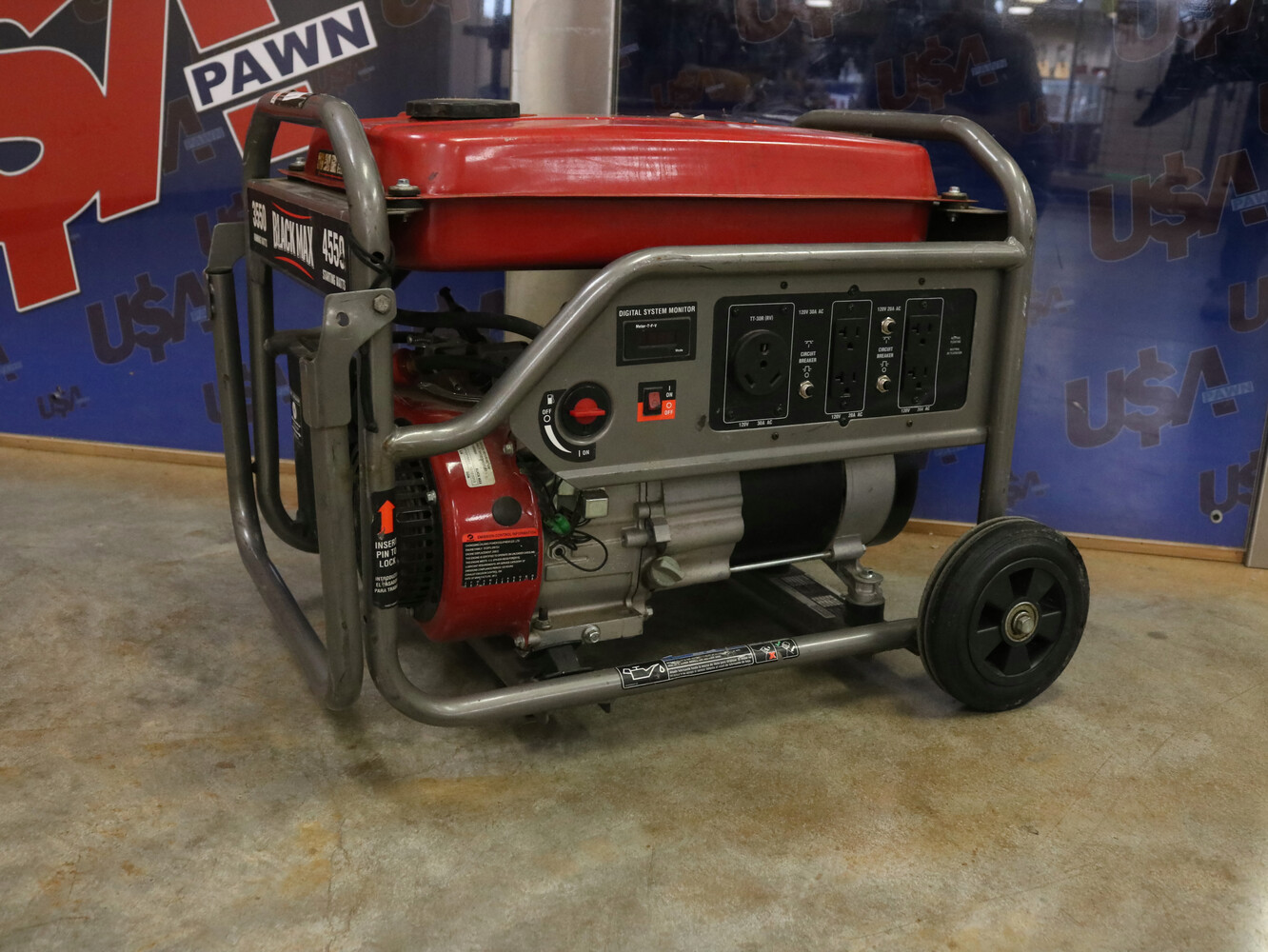 Black Max BM903500 3500 Watt Gas Powered Generator | USA Pawn