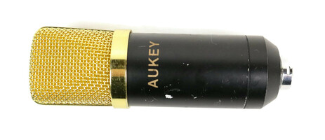 AUKEY Large Condenser Professional Microphone - Black and Gold