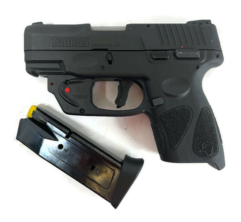 Taurus G2c 9mm Cal Pistol Semi Auto 9mm Cal G2c With Viridian Laser Usa Pawn 9104