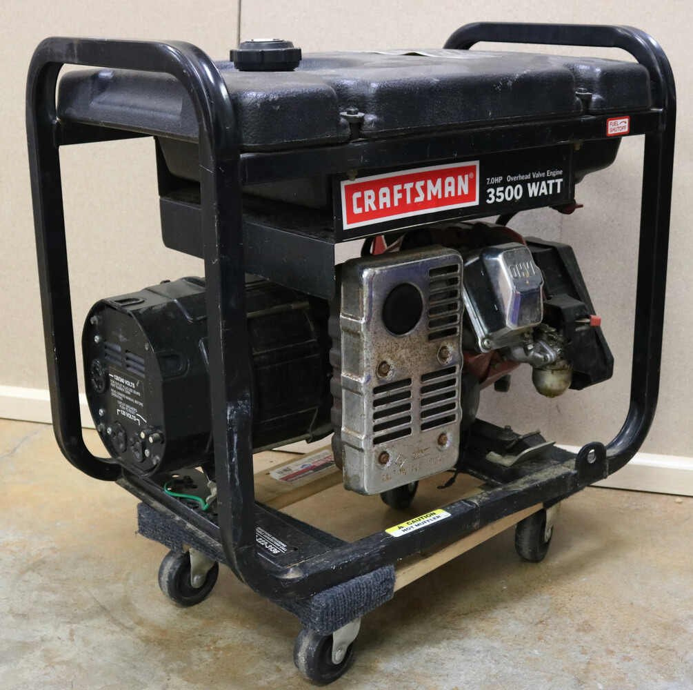 Craftsman 580327130 3500 Watt Gas Powered Generator No Wheels Usa Pawn 5065