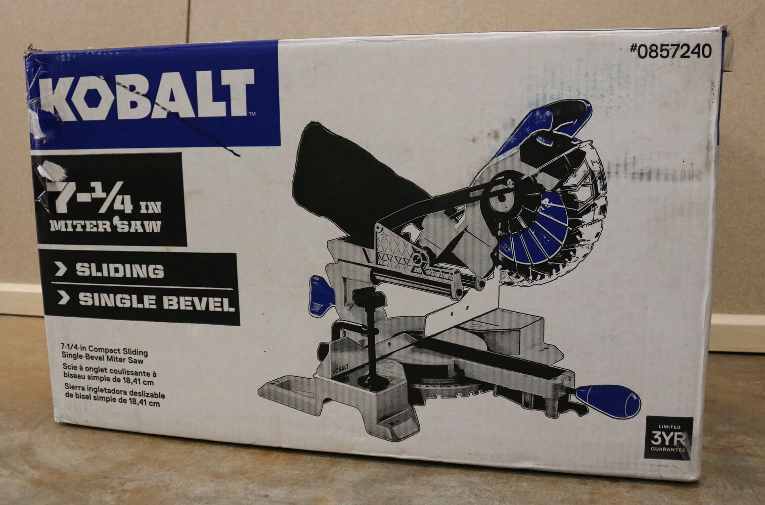 NEW!! Kobalt 7 1/4" Sliding Miter Saw USA Pawn