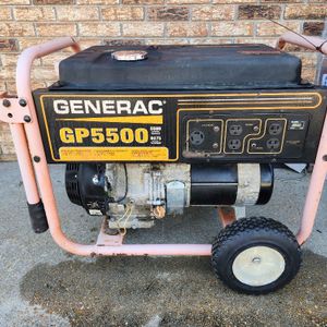 5500-Watt Recoil Start Gas-Powered Portable Generator